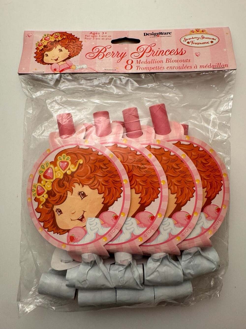Strawberry Shortcake Berry Princess Medallion Blowouts